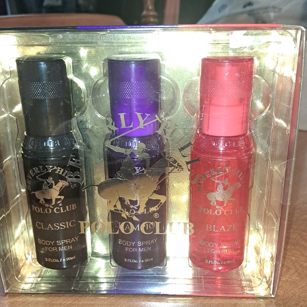 Beverly Hills Polo Club Classic and Blaze Body Spray Trio New$27 - Picture 1 of 3
